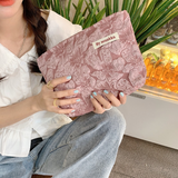 Large Floral Cosmetic Bag for Makeup and Travel