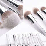 11-Piece Makeup Brush Set with Landscape Powder Brush