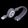 Colorful 3A Fast Charging Retractable USB Cable