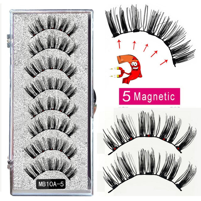 MBA 5 Magnetic Eyelashes Curler Set