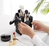 Makeup Brush Organizer Bag - Portable Handheld Pouch