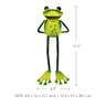Creative Iron Frog Sculpture for Home and Garden Decor