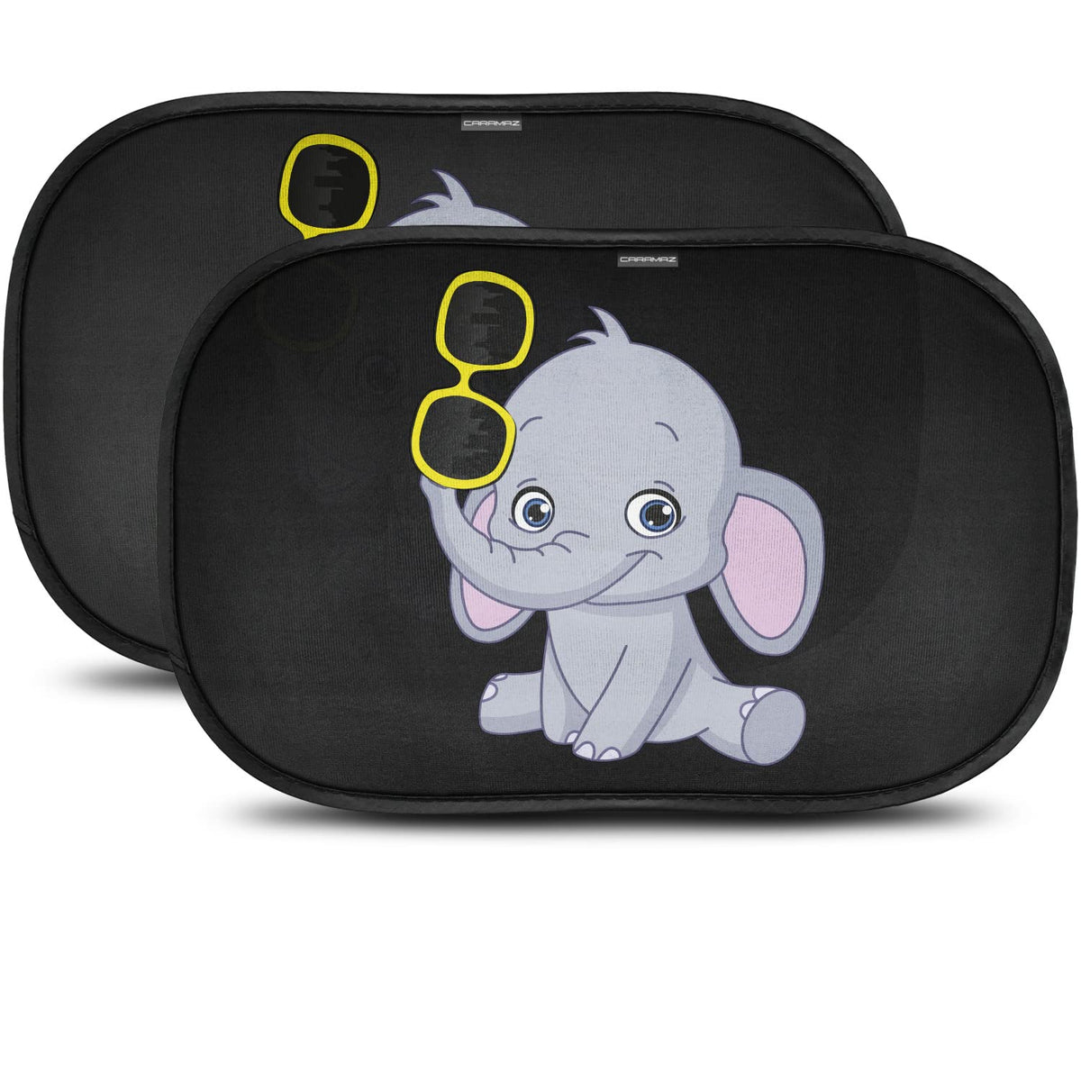 CARAMAZ Car Window Shade for Baby with Certified UV-Protection 2 Pack - 20"x12"