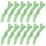 ACO-UINT Hair Clips 12Pcs Green Alligator Clips for Styling Sectioning Hair Accessories for Women