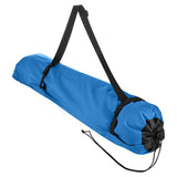 Heavy Duty Camping Chair Replacement Bag with Side Pocket Camp Cover Bags for Carrying Folding Chairs - 48 X 11 Inches Durable 600D Oxford Fabric Extra Wide Mouth Adjustable Strap for Carry (Blue)