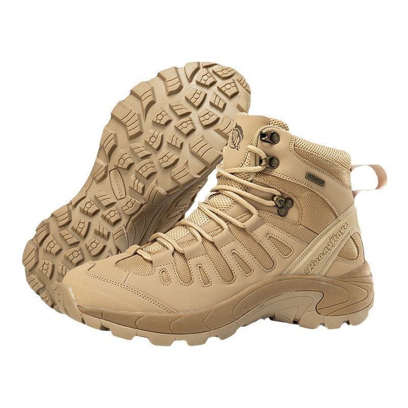 Men's Outdoor Hiking Shoes - Mid-Cut Training Boots