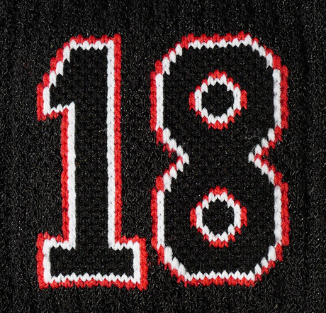 Custom Black Sport Socks with Unique Texture Design