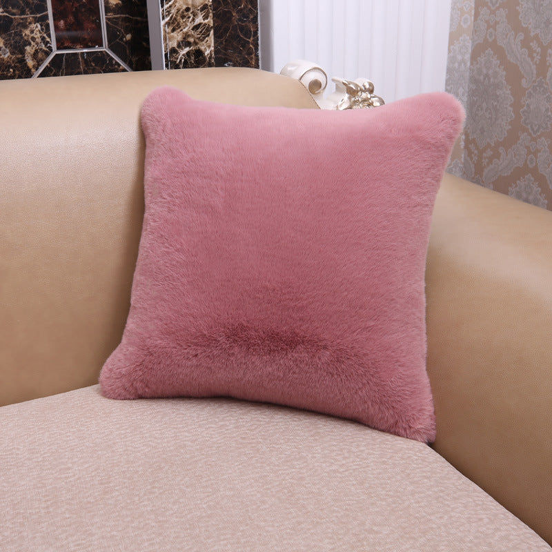 Home Short Hair Decorative Pillow Cover