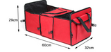 Car Folding Storage Box with Insulated Cooler Bag