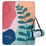 Exclusivo Mezcla Waterproof Picnic Blankets 3-Layer 60x80 INCH Large Sandproof Beach Blanket Foldable Outdoor Blanket for Camping on Grass Picnic Mat
