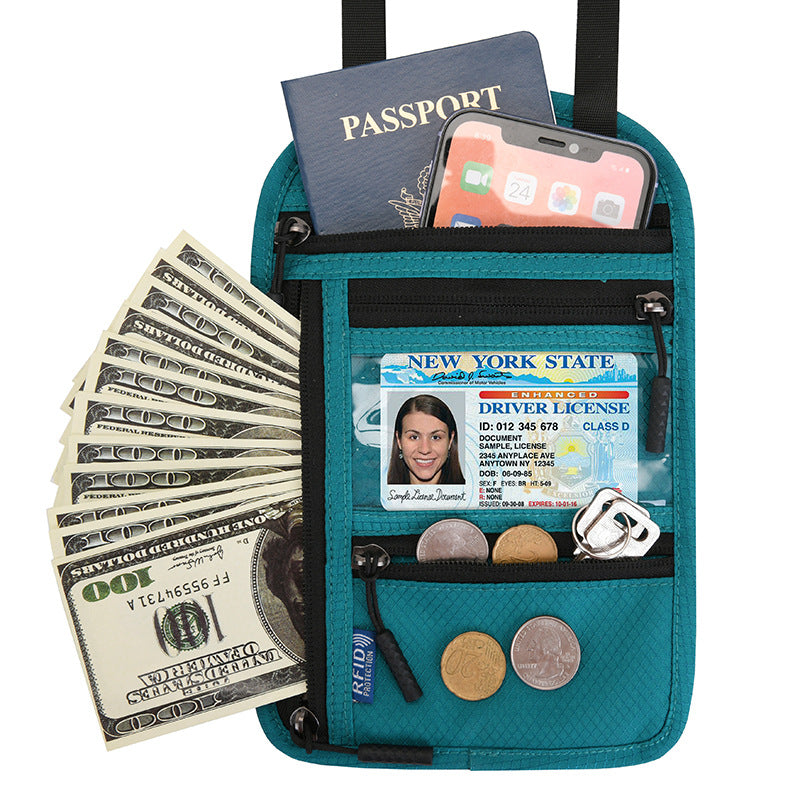 Nylon Crossbody Multifunctional Document Storage Bag