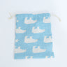 Cotton Linen Drawstring Storage Bag for Students