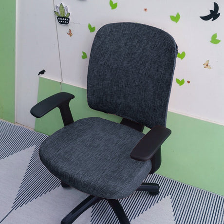 Simple Stretchable Office Chair Cover Set