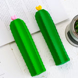 Cactus Silicone Pencil Case - Creative Stationery Bag