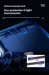Car Windshield Sunshade Curtain (Pair)