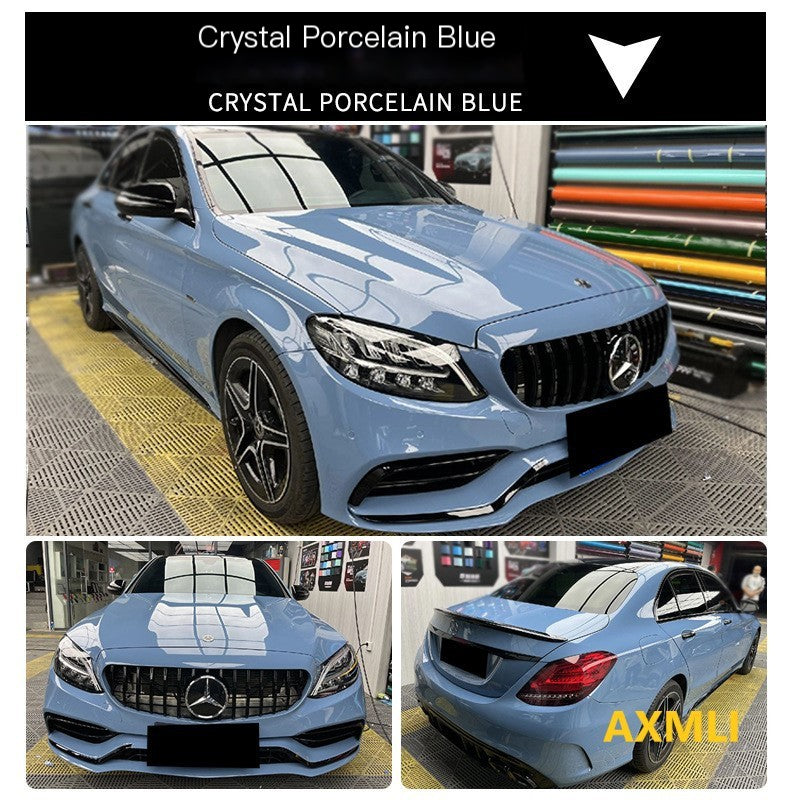 Blue PET Car Wrap Film for Motorcycles - Factory Direct