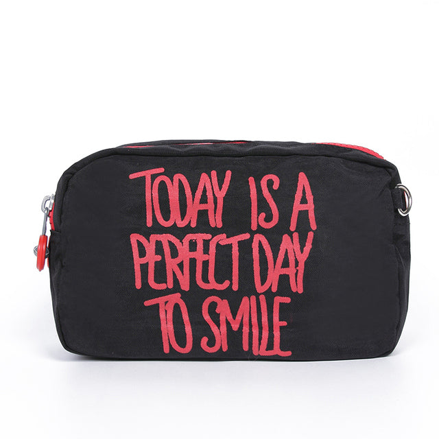 Waterproof Nylon Makeup Bag and Travel Organizer Pouch