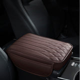 Universal Leather Memory Foam Car Armrest Cushion Support