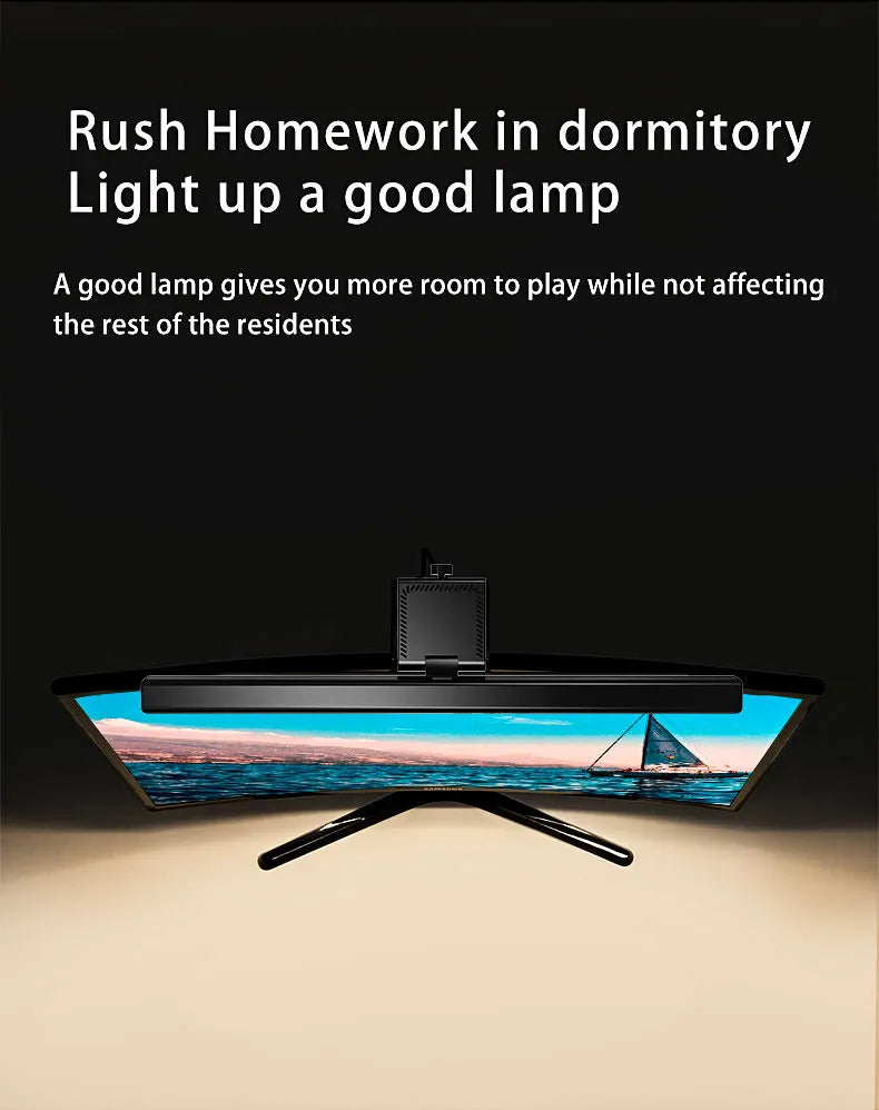 Asymmetric Office Eye Protection Screen Light