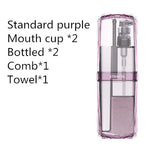 Men's Travel Toiletry Bag Set with Cup and Organizer