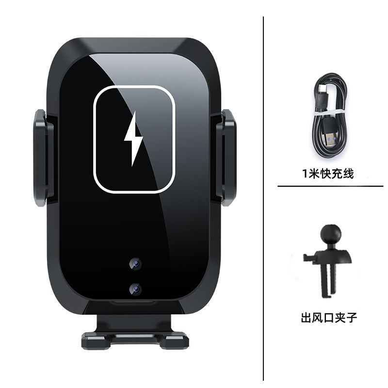 15W Car Wireless Charger with Auto-Sensing Phone Holder