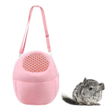 Hypeety Pet Carrier Bag Pet Sling Carrier Backpack Portable Travel Backpack Breathable Outgoing Bag bonding Pouch for Small Pets Hedgehog Hamsters Sugar Glider Chinchilla Guinea Pig (Pink)