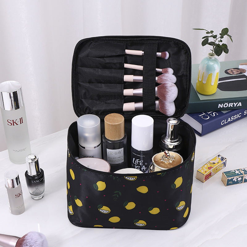 Portable Makeup Organizer Bag with Handle for Travel