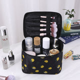 Portable Makeup Organizer Bag with Handle for Travel