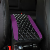 Universal PU Leather Car Armrest Box Cover Mat