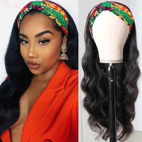Body Wave Headband Wig - Stylish Hair Accessory