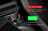 36W QC3.0 Car Charger with Dual USB Ports