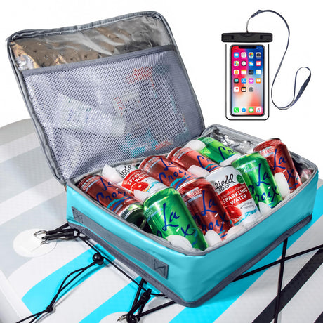 SUP-Now Paddle Board Accessories Cooler with Waterproof Phone Case – Essential SUP Accessories for Paddleboarding