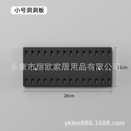 Wall-Mounted Storage Rack with Hooks for Home Use