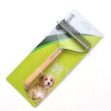 Stainless Steel Pet Grooming Brush for Large Dogs