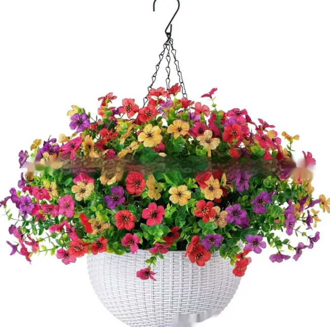 Violet Hanging Garden Basket