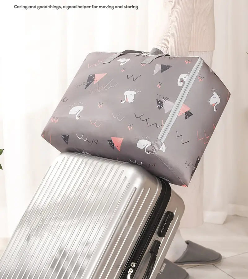Large Capacity Oxford Cloth Storage Bag with Zipper