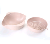 Double-Layer Fruit and Vegetable Storage Basket