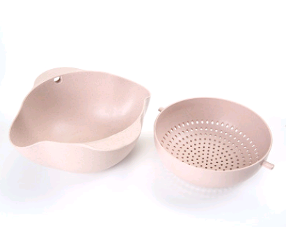 Double-Layer Fruit and Vegetable Storage Basket