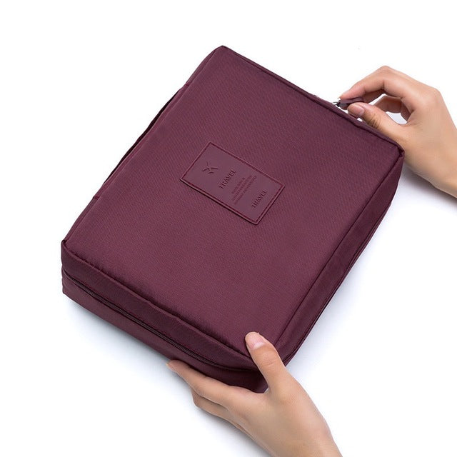 Multifunctional Waterproof Makeup Organizer Bag for Women