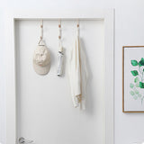 Solid Color Bedroom Door Hook Hanger for Home Storage
