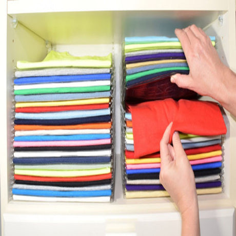 Clothes Folding Board and Storage Rack for Files
