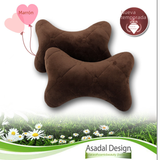 Car Headrest Neck Pillow Winter Plush Side Support