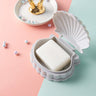 Creative Shell Shaped Portable Soap Box for Travel