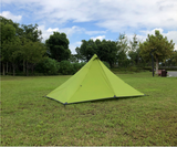 Rodless Portable Pyramid Camping Tent - Outdoor Gear