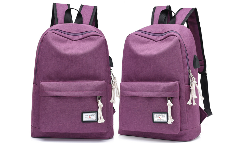 USB Charging Backpack for Travel and Leisure