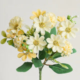 Artificial Small Hydrangea Daisy Bunch for Home Decor