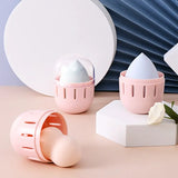 Portable Transparent Makeup Sponge Storage Box Case