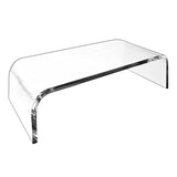 Transparent Acrylic Desk Storage and Notebook Rack