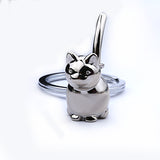 3D Cat Metal Keychain - Bag Accessory Gift