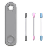 Reusable Silicone Makeup Cotton Swabs for Cleaning